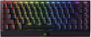 Механическая клавиатура, Razer BlackWidow V3 Mini HyperSpeed, RGB, Yellow Switch, чёрная, US цена и информация | Клавиатуры | hansapost.ee