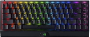 Механическая клавиатура, Razer BlackWidow V3 Mini HyperSpeed, RGB, Green Switch, чёрная, US цена и информация | Клавиатуры | hansapost.ee