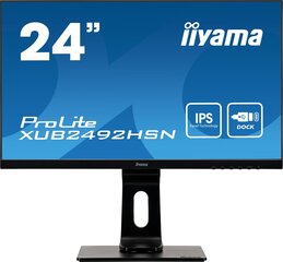 Iiyama XUB2492HSN-B1 hind ja info | Iiyama Televiisorid ja tarvikud | hansapost.ee