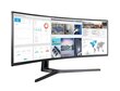 49" nõgus Super UltraWide LED-monitor Samsung LC49J890DKRXEN цена и информация | Monitorid | hansapost.ee