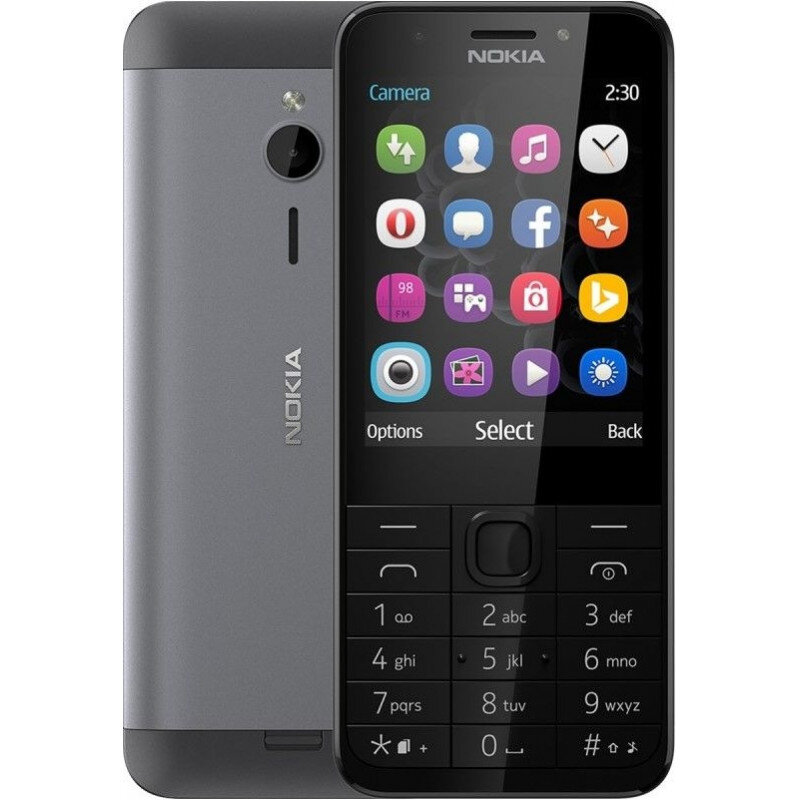 Nokia 230 Dark Silver hind ja info | Telefonid | hansapost.ee