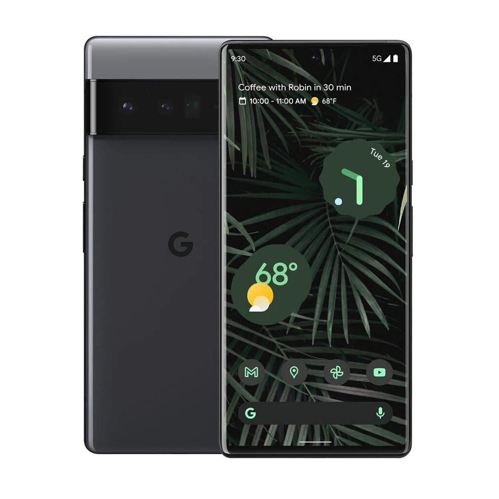 Телефон Google Pixel 6 Pro 5G Dual SIM 12/128ГБ, Stormy Black цена |  hansapost.ee