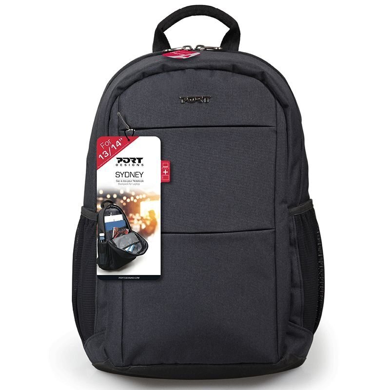 PORT DESIGNS Sydney Backpack 13/14, Black hind ja info | Sülearvutikotid | hansapost.ee