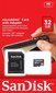 SanDisk microSDHC 32 GB цена и информация | Fotoaparaatide mälukaardid | hansapost.ee
