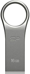 Silicon Power memory USB Firma F80 16GB USB 2.0 COB Zinc alloy Silver hind ja info | Silicon Power Arvutid ja IT- tehnika | hansapost.ee