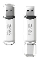 USB карта памяти A-data C906 32GB USB 2.0, белая цена и информация | USB накопители данных | hansapost.ee