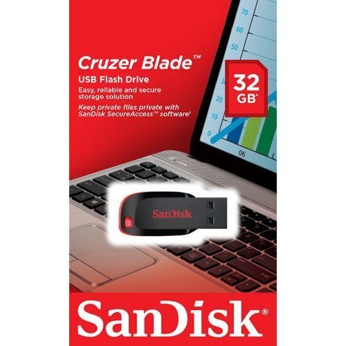 Mälupulk SanDisk SDCZ50032GB35, 32GB hind ja info | Mälupulgad | hansapost.ee