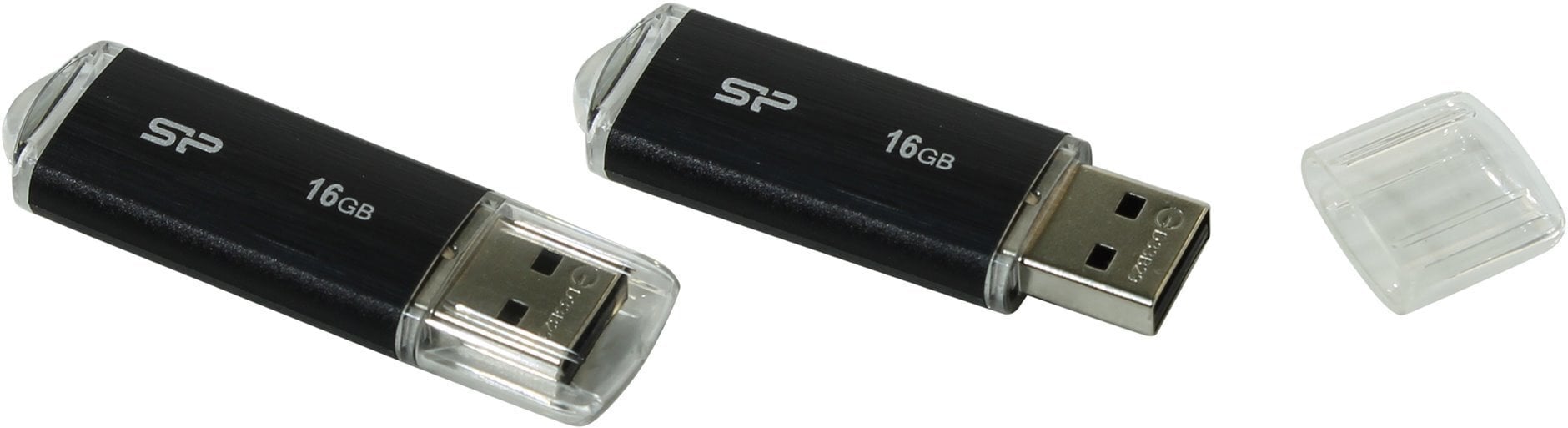Silicon Power memory USB Ultima U02 16GB USB 2.0 Black цена и информация | Mälupulgad | hansapost.ee