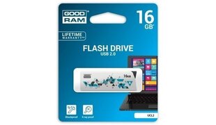 Mälupulk GOODRAM - CLICK 16GB USB 2.0 hind ja info | Mälupulgad | hansapost.ee
