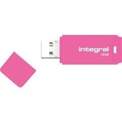 Накопитель INTEGRAL 2.0 32ГБ, розовый цена и информация | USB накопители | hansapost.ee