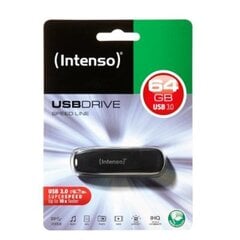 Флэш-накопитель USB INTENSO 3533490 USB 3.0, 64 Гб цена и информация | USB накопители данных | hansapost.ee