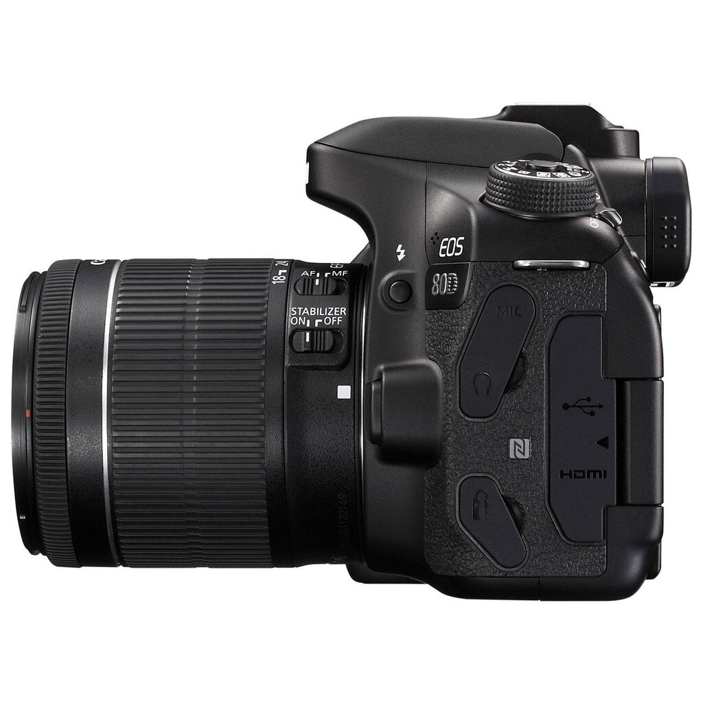 Peegelkaamera Canon EOS 80D EF-S 18-55mm IS STM hind ja info | Fotoaparaadid | hansapost.ee