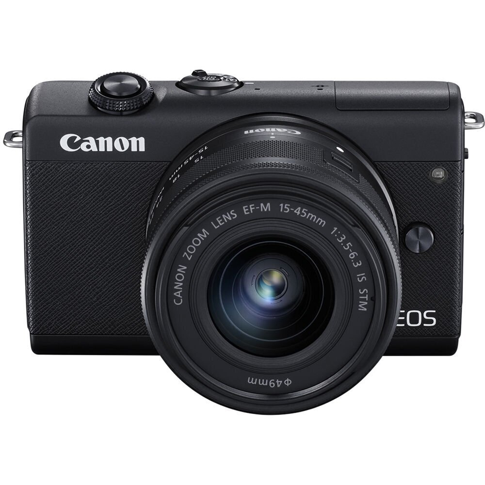 Canon EOS M200 + EF-M 15-45mm IS STM, must цена и информация | Fotoaparaadid | hansapost.ee