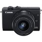 Canon EOS M200 + EF-M 15-45mm IS STM, must цена и информация | Fotoaparaadid | hansapost.ee