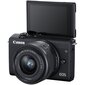 Canon EOS M200 + EF-M 15-45mm IS STM, must цена и информация | Fotoaparaadid | hansapost.ee