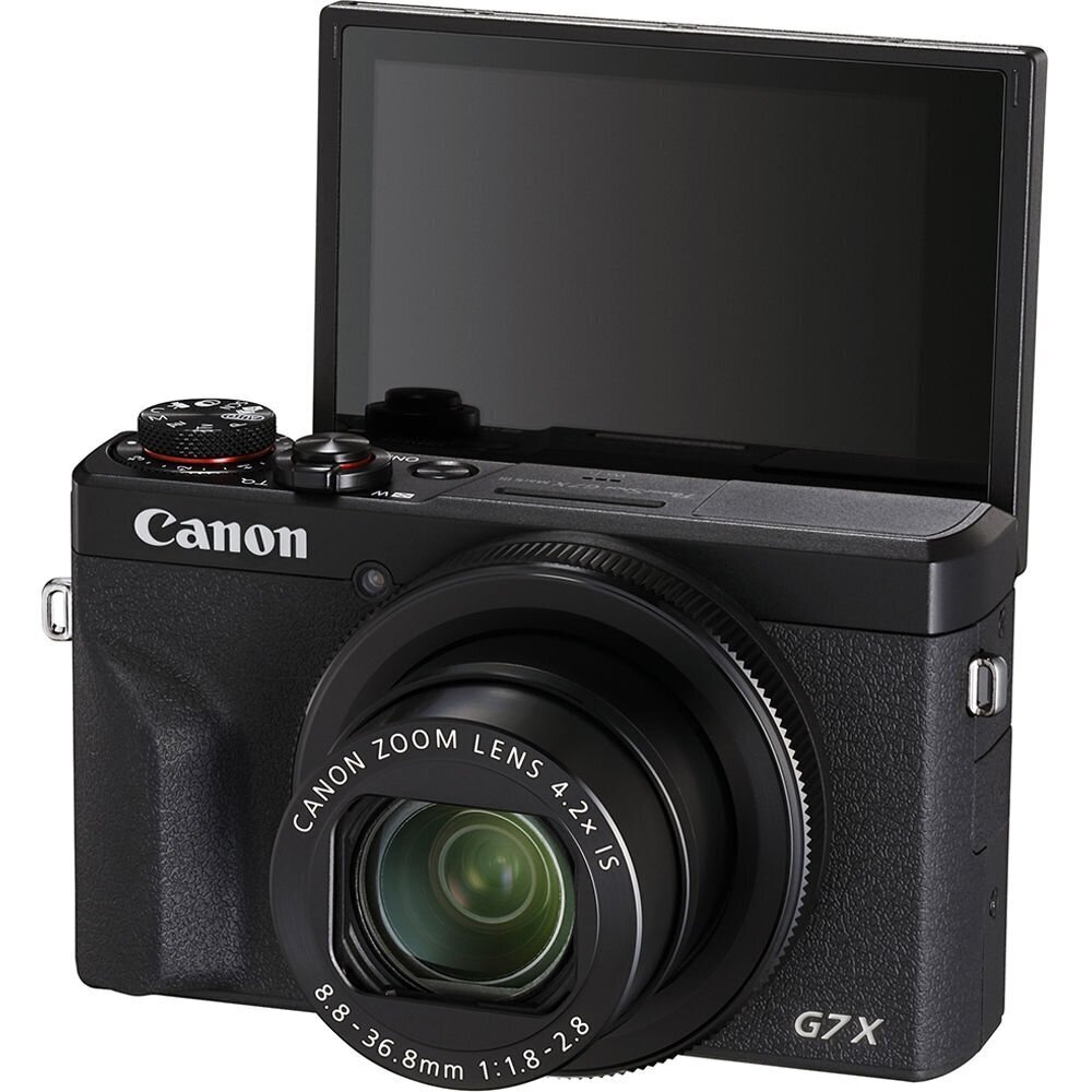 Canon PowerShot G7 X Mark III (Black) цена и информация | Fotoaparaadid | hansapost.ee