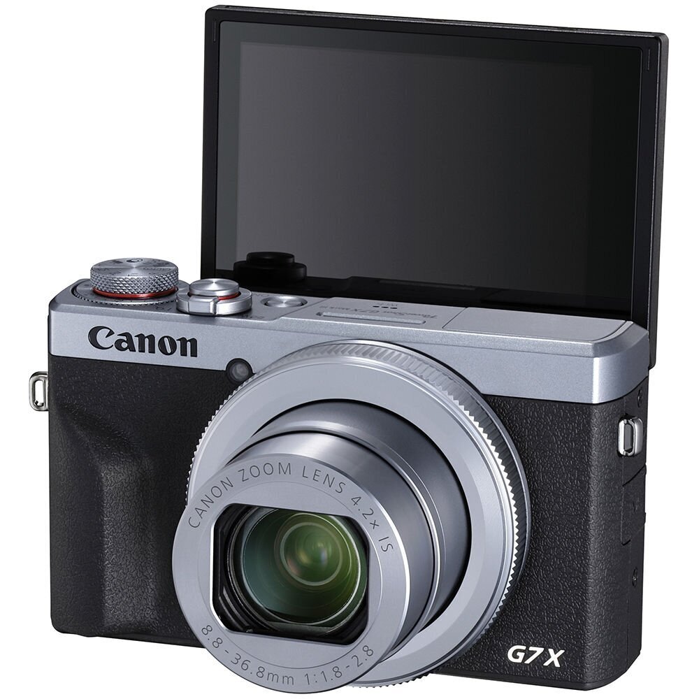 Canon PowerShot G7 X Mark III (Silver) hind ja info | Fotoaparaadid | hansapost.ee