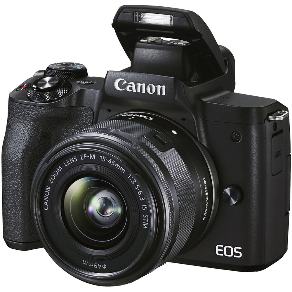 Canon EOS M50 Mark II 15-45 IS STM (Black) hind ja info | Fotoaparaadid | hansapost.ee