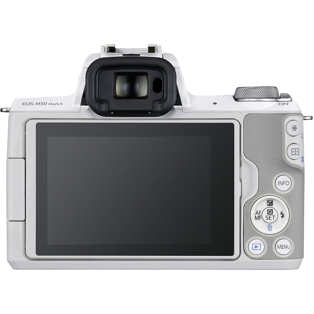 Canon EOS M50 Mark II EF-M 15-45mm IS STM Kit White hind ja info | Fotoaparaadid | hansapost.ee