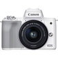 Canon EOS M50 Mark II EF-M 15-45mm IS STM Kit White hind ja info | Fotoaparaadid | hansapost.ee