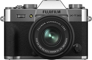 Fujifilm X-T30 II XC15-45 Kit, Silver hind ja info | Fotoaparaadid | hansapost.ee