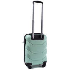 Маленький чемодан Wings Peacock S, светло-зеленый цена и информация | Чемоданы, дорожные сумки | hansapost.ee