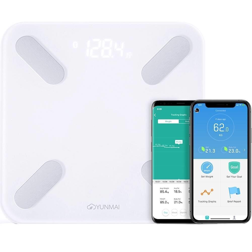 Smart Scale with 13 Body Measurement Functions Yunmai X M1825 цена и информация | Kaalud, vannitoakaalud ja pagasikaalud | hansapost.ee