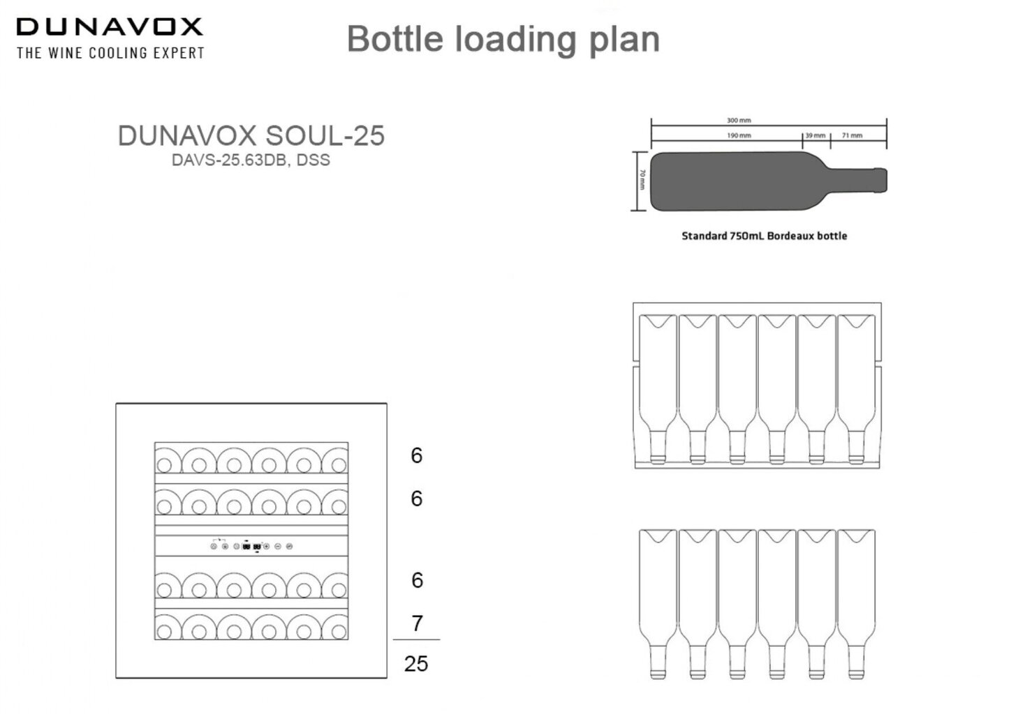 Dunavox DAVS-25.63DB hind ja info | Veinikülmkapid | hansapost.ee