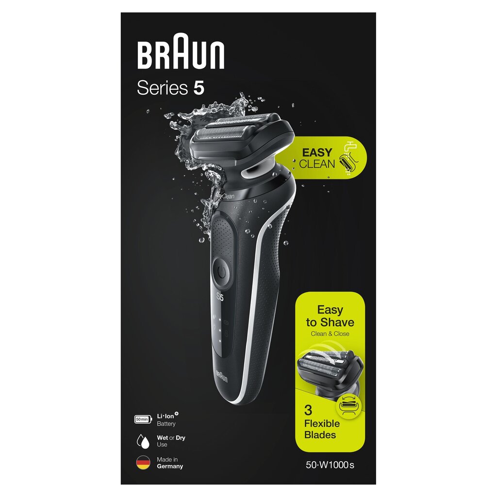 Braun 50-W1000s hind ja info | Pardlid | hansapost.ee