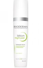 Naha siluv kontsentraat rasusele ja kombineeritud nahale Bioderma Sébium Night Peel 40 ml hind ja info | Bioderma Näohooldus | hansapost.ee