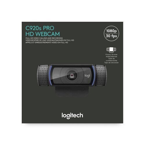 Veebikaamera Logitech HD Pro C920S цена и информация | Veebikaamera | hansapost.ee