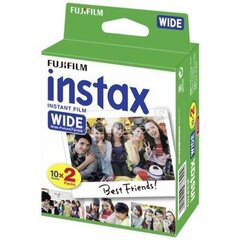 Fujifilm Instax WIDE фотобумага (10x2 шт.) цена и информация | Аксессуары для фотоаппаратов | hansapost.ee