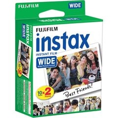 Fujifilm Instax WIDE фотобумага (10x2 шт.) цена и информация | Аксессуары для фотоаппаратов | hansapost.ee