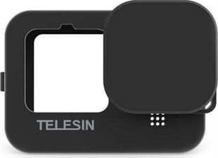 Силиконовый чехол Telesin для камер GoPro Hero 9 / Hero 10, черный цена и информация | Чехлы для видеокамер | hansapost.ee