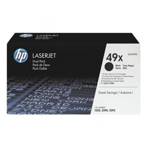 HP Q5949XD 49XD Dual EOL kassett, must цена и информация | Laserprinteri toonerid | hansapost.ee