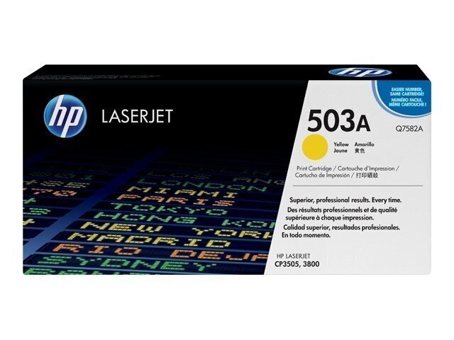 HP Q7582A, kollane kassett цена и информация | Laserprinteri toonerid | hansapost.ee