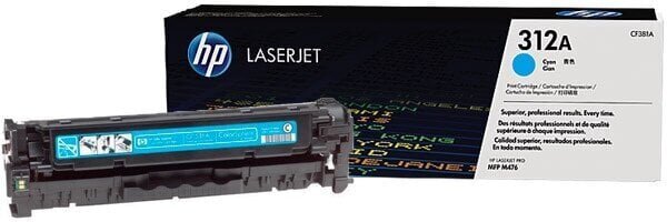 Kassett HP No.312A (CF381A), sinine hind ja info | Laserprinteri toonerid | hansapost.ee