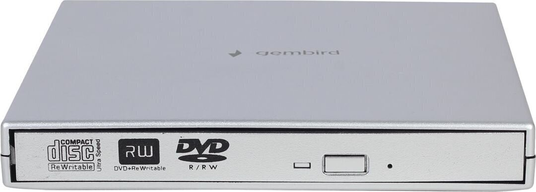 Gembird DVD-USB-02-SV hind ja info | Optilised seadmed | hansapost.ee