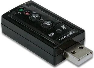 Manhattan Hi-Speed USB 3D virtual 7.1 with volume control (151429) hind ja info | Manhattan Arvutid ja IT- tehnika | hansapost.ee