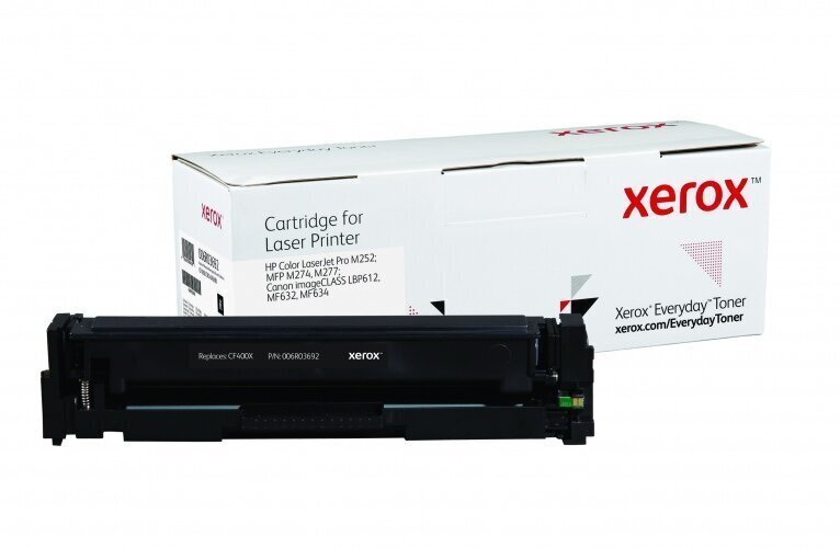 Printerikassett Xerox HP CF400X, must цена и информация | Laserprinteri toonerid | hansapost.ee