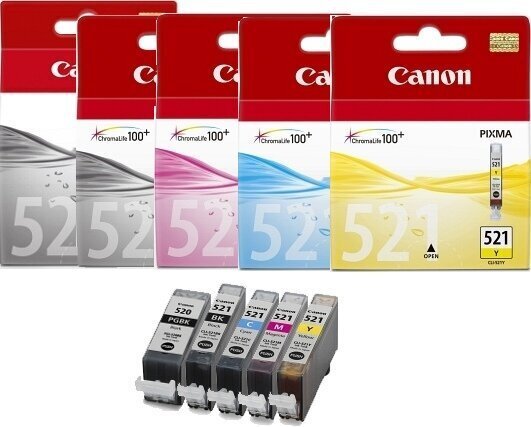 Tindikassett Canon PGI-520BK, must цена и информация | Tindiprinteri kassetid | hansapost.ee
