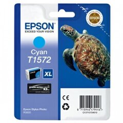 Epson T1572 Ink Cartridge, Cyan hind ja info | Tindiprinteri kassetid | hansapost.ee