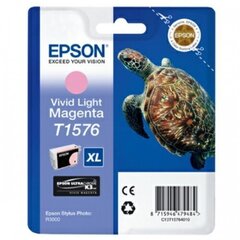 Epson T1576 Vivid Light Magenta Light ma hind ja info | Tindiprinteri kassetid | hansapost.ee