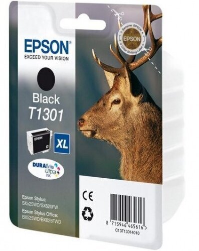 Kassett tindiprinterile Epson C13T13014010, 945 lk, must цена и информация | Tindiprinteri kassetid | hansapost.ee