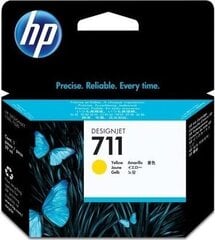 HP 711 ink yellow 29 ml DJ T120 520 hind ja info | Tindiprinteri kassetid | hansapost.ee