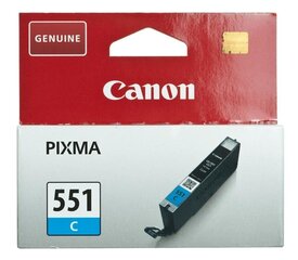Tindikassett Canon CLI-551 C, 7ml hind ja info | Tindiprinteri kassetid | hansapost.ee