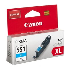 Tindikassett Canon CLI-551 Y, kollane, 7 ml hind ja info | Tindiprinteri kassetid | hansapost.ee