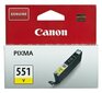 Tindikassett Canon CLI-551 Y, kollane, 7 ml hind ja info | Tindiprinteri kassetid | hansapost.ee