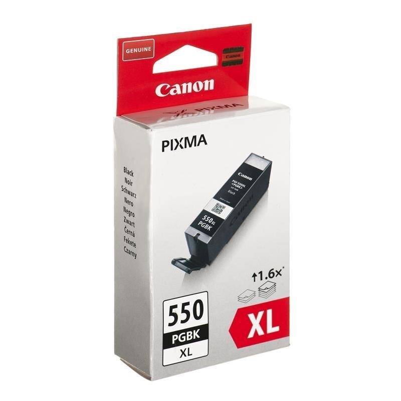 Tindiprinteri kassett CANON PGI-550pgbk XL, must hind ja info | Tindiprinteri kassetid | hansapost.ee