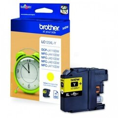 Карьридж Brother LC125XL для MFC-J4510DW, желтый цена и информация | Картриджи для струйных принтеров | hansapost.ee